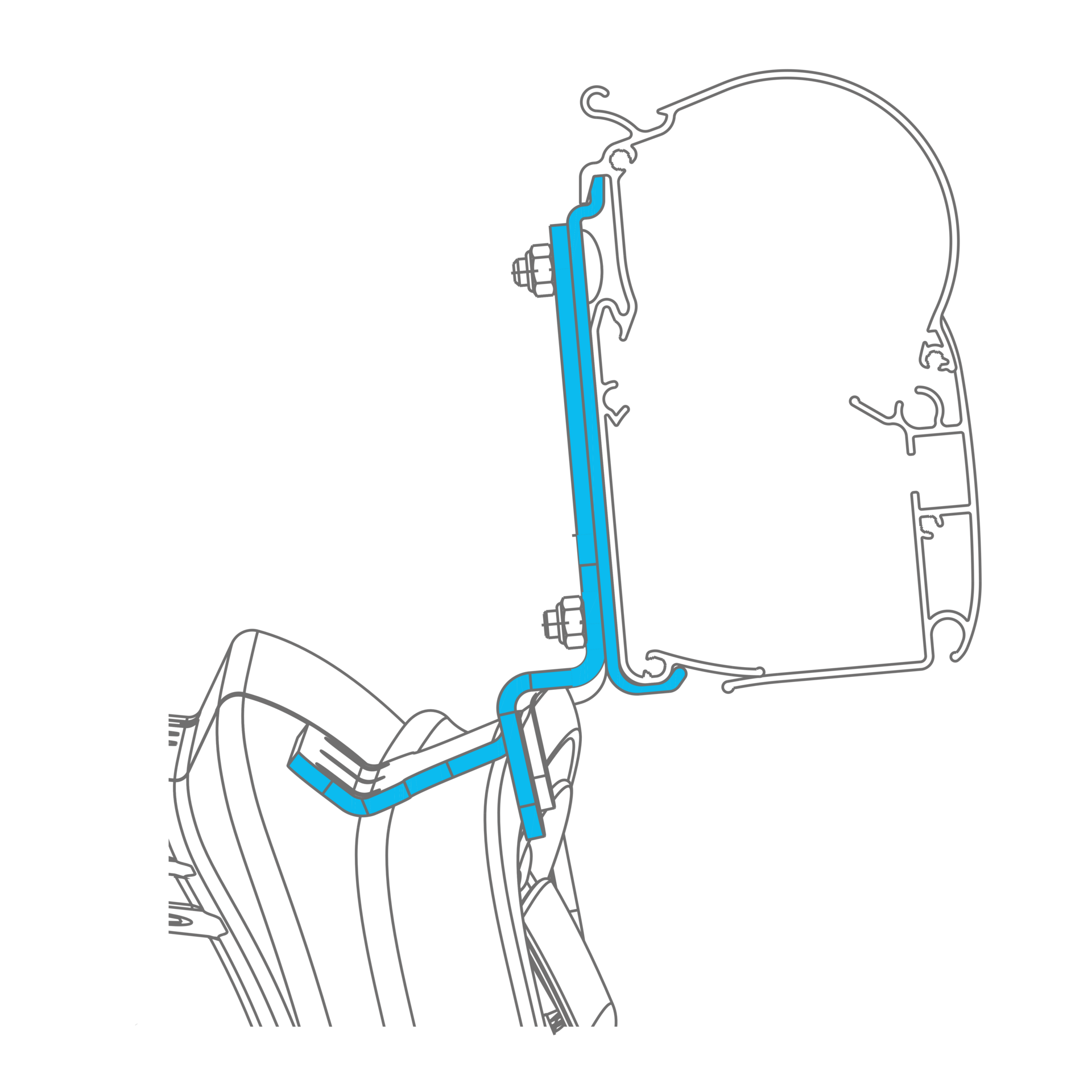 Dometic PerfectWall Adapter 048