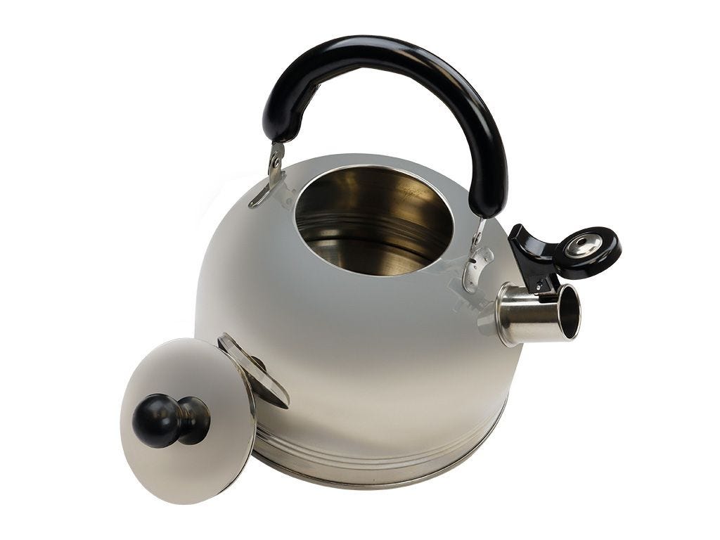 Whistling Kettle (2.5l) / Stainless Steel Metallic Finish
