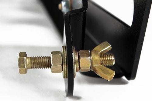 Front Runner Spare Wheel Carrier - With Plate / Land Rover Defender Pick Up & Double Cab