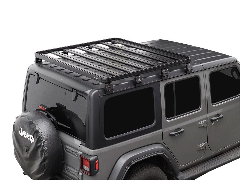 Front Runner Kit de 1/2 galerie Slimline II pour une Jeep Wrangler 4xe (2021 - jusqu'à présent) / Haut