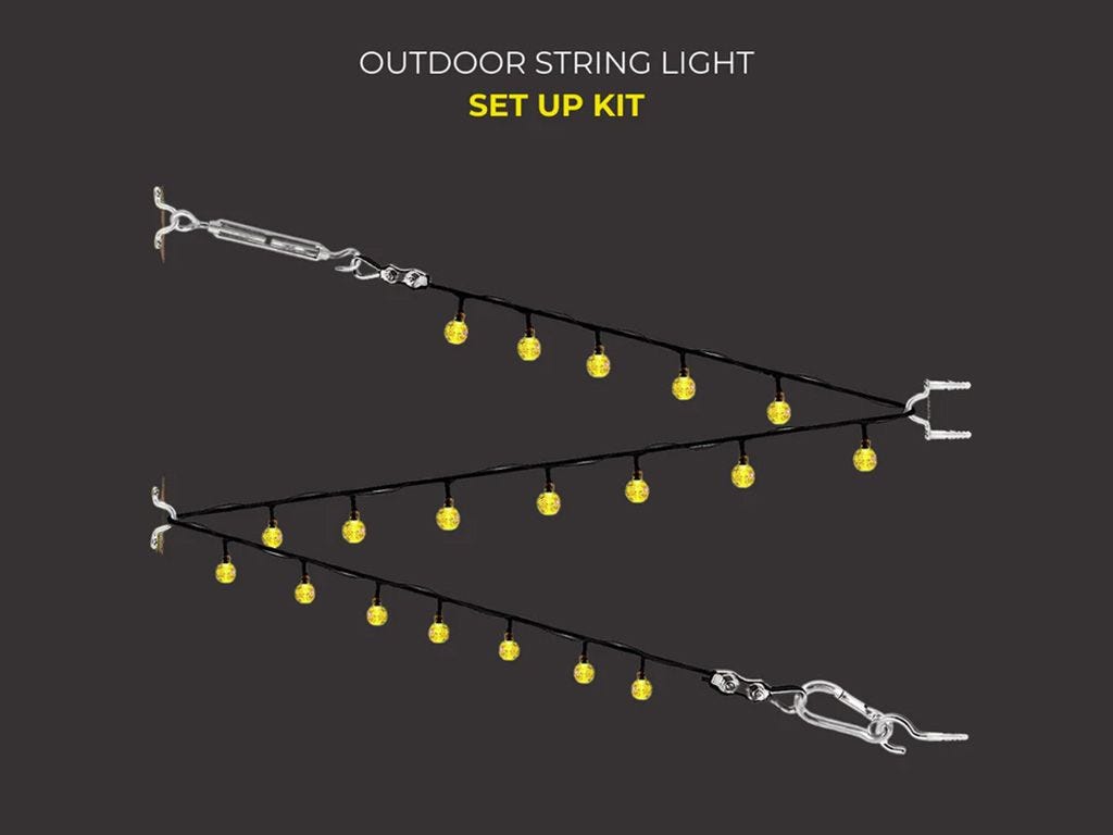 Set Up Kit for Bulb String Lights / 30 pieces