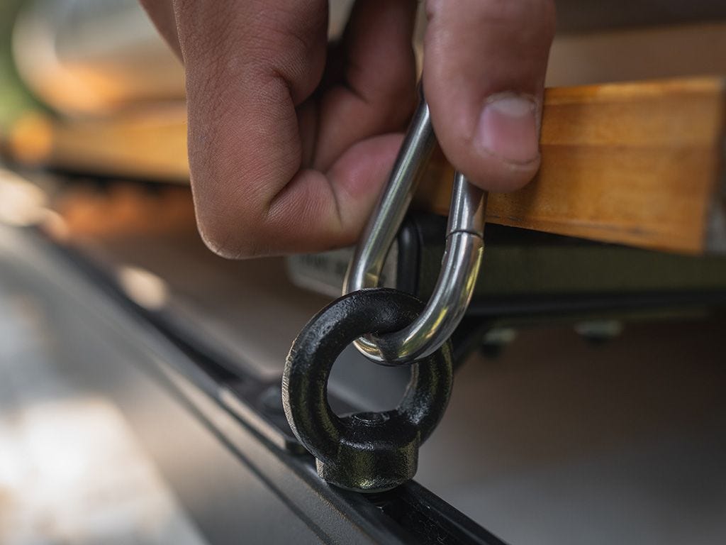 Front Runner Black Tie Down Rings / Eye Nuts