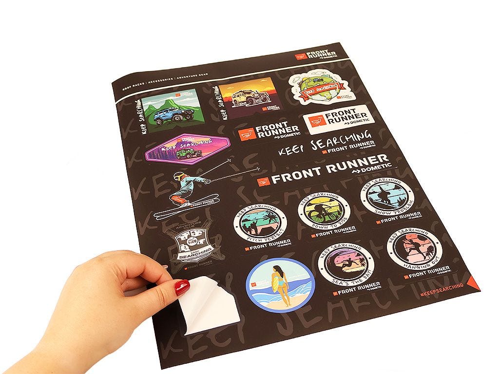 Front Runner Keep Searching Sticker Sheet