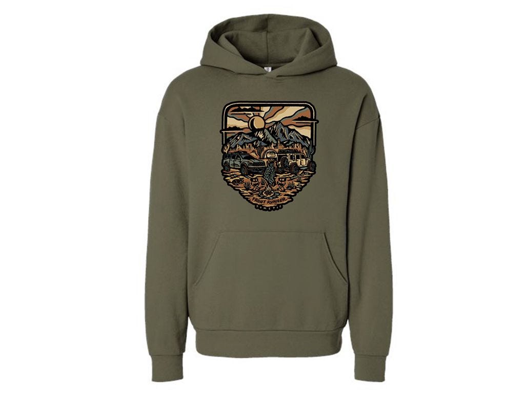Front Runner Keep Searching Hoodie / Olive S