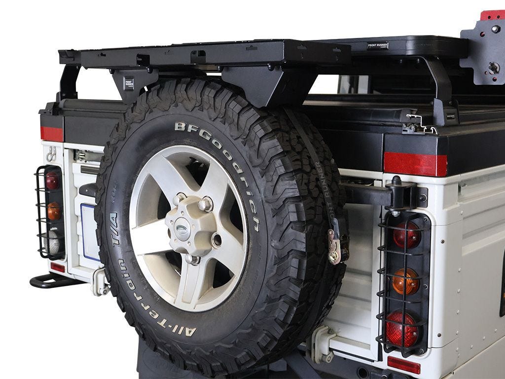 Front Runner Spare wheel mounted shelf
