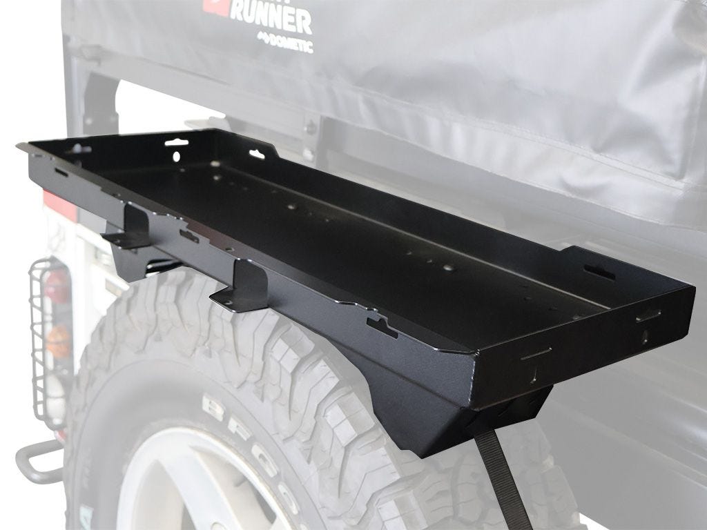 Front Runner Spare wheel mounted shelf