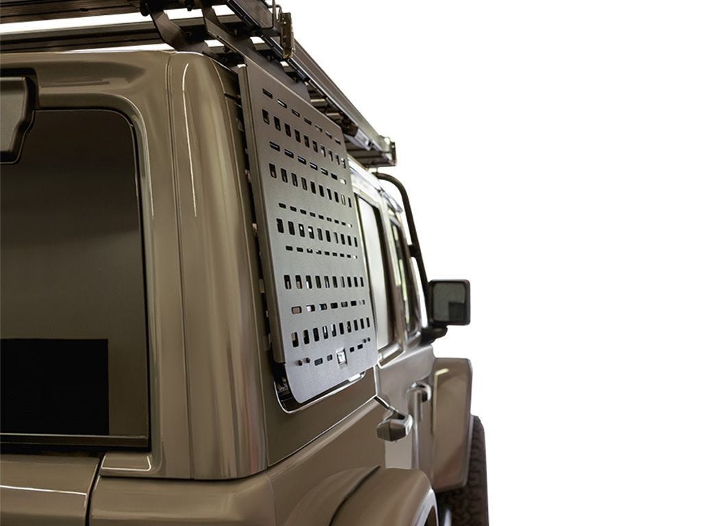 Front Runner Jeep Wrangler JLU 4 Door Exterior Rear Window Molle Panel Kit / RHS 