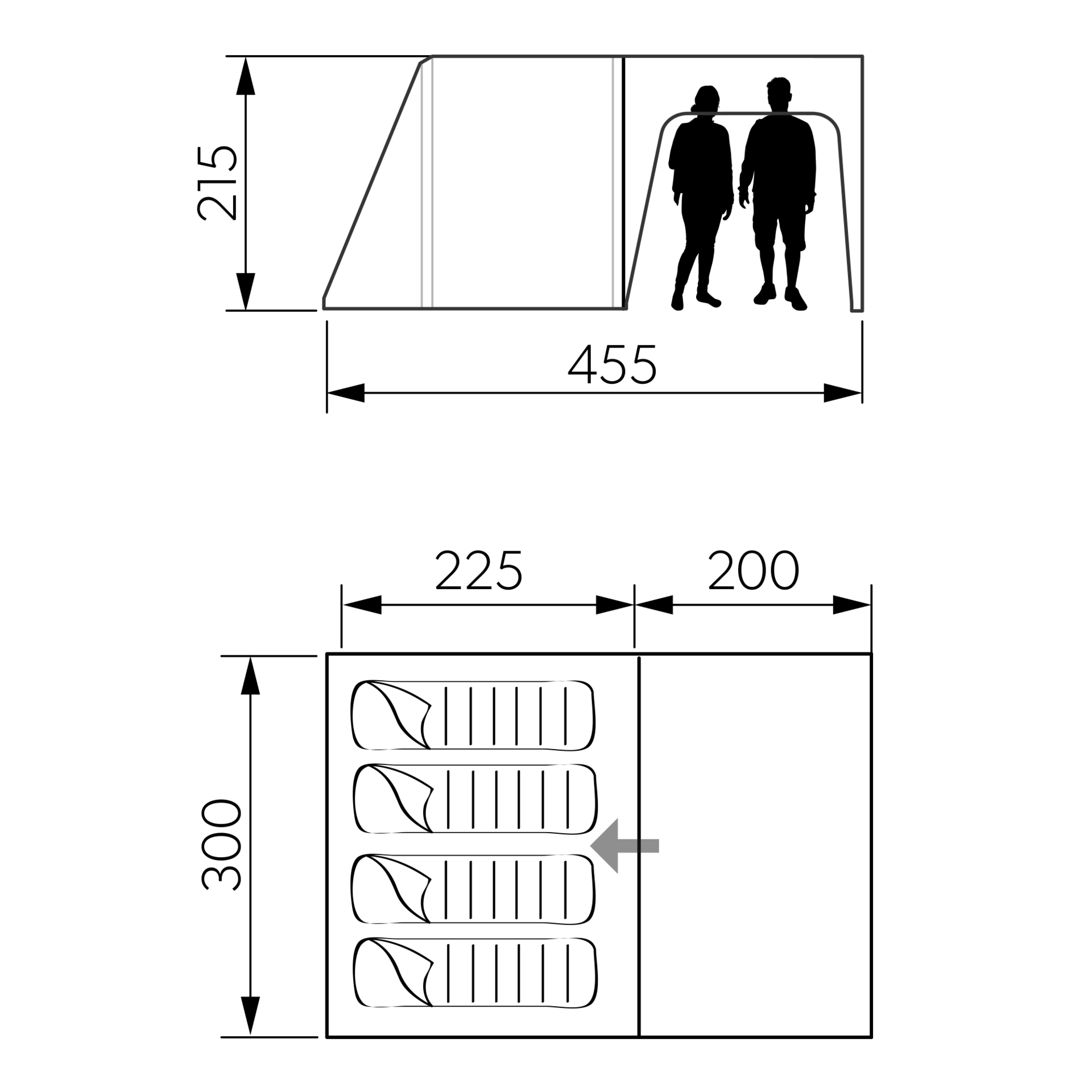 Dometic Santorini FTK 2X4 TC