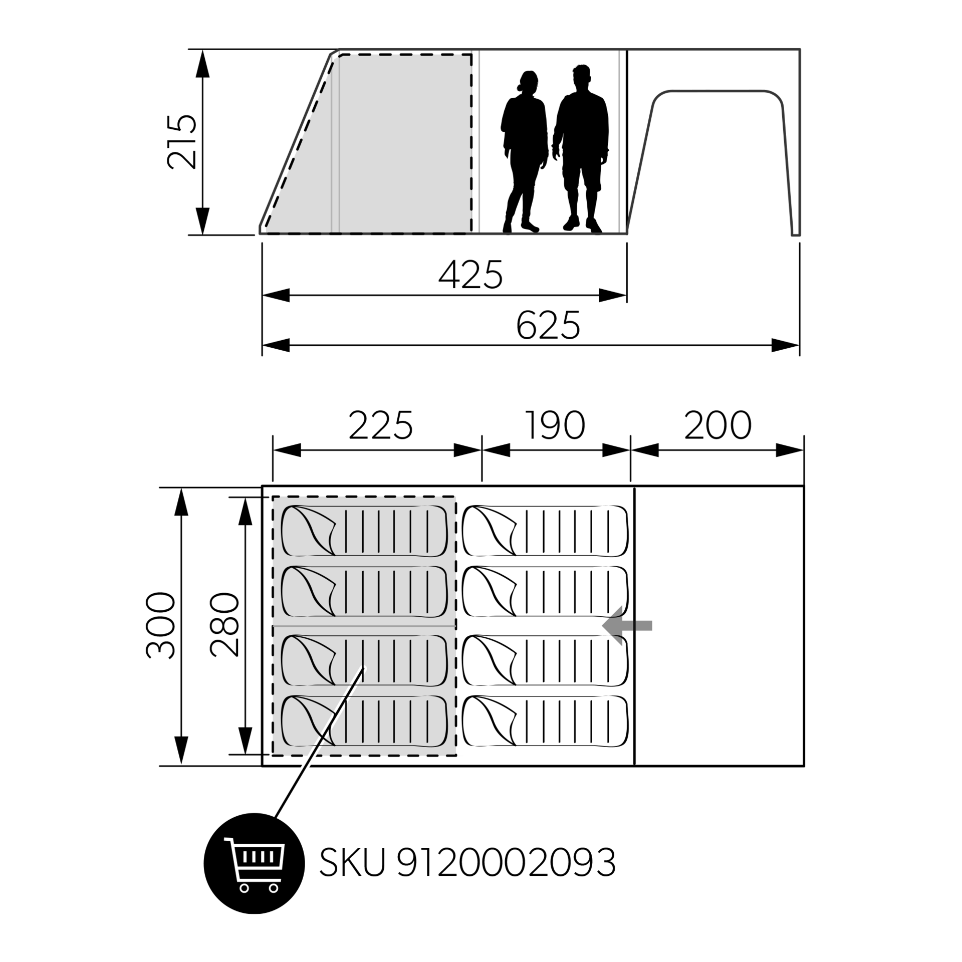 Dometic Santorini FTK 4X8 TC