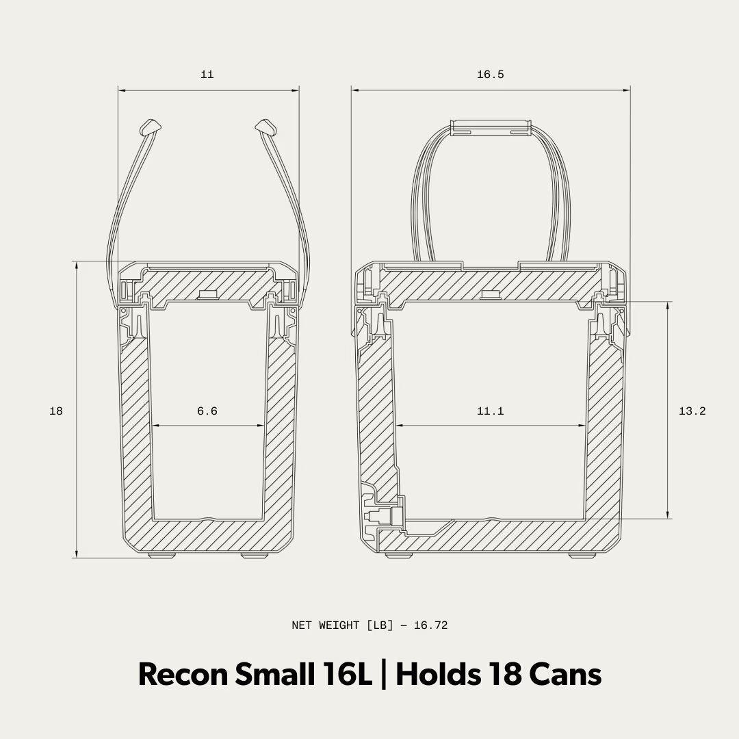 Recon Hardside Small, 16L