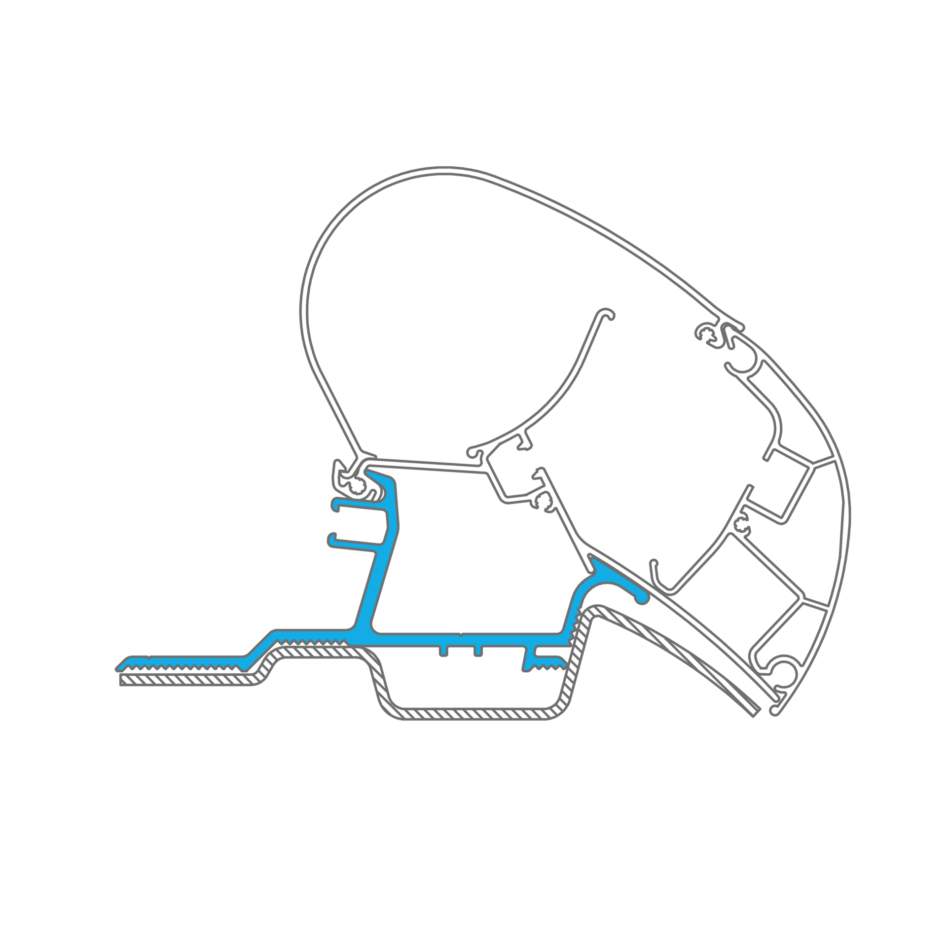 Dometic PerfectRoof Adapter 021