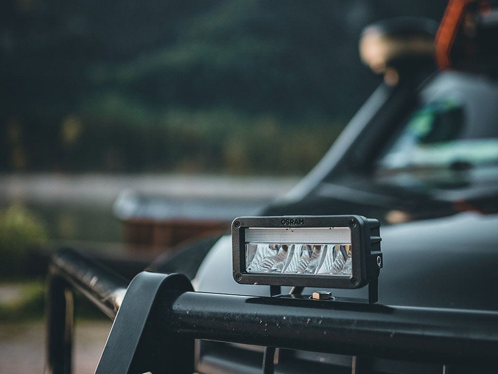 6" LED OSRAM Light Bar MX140-WD/MX140-SP Mounting Bracket