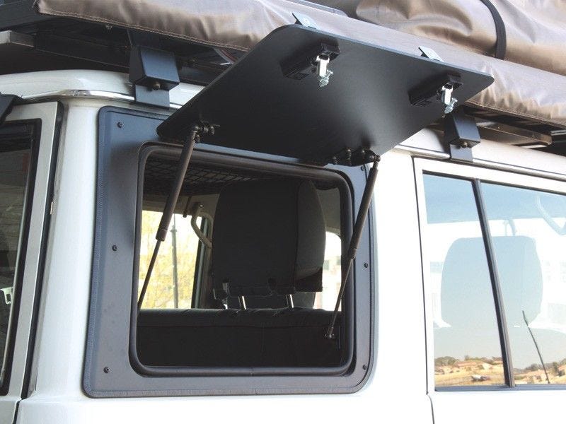 Front Runner Right Hand Side Gullwing Window - Aluminium / Toyota Land Cruiser 70