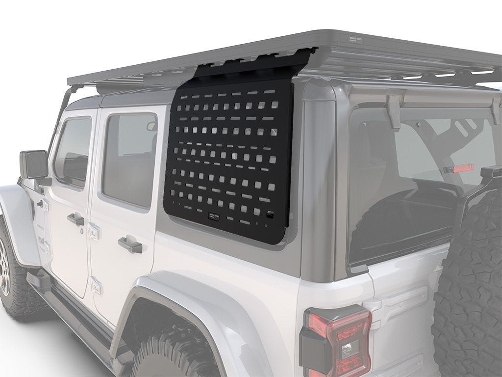 Jeep Wrangler JLU 4 Door Exterior Rear Window Molle Panel Kit / LHS