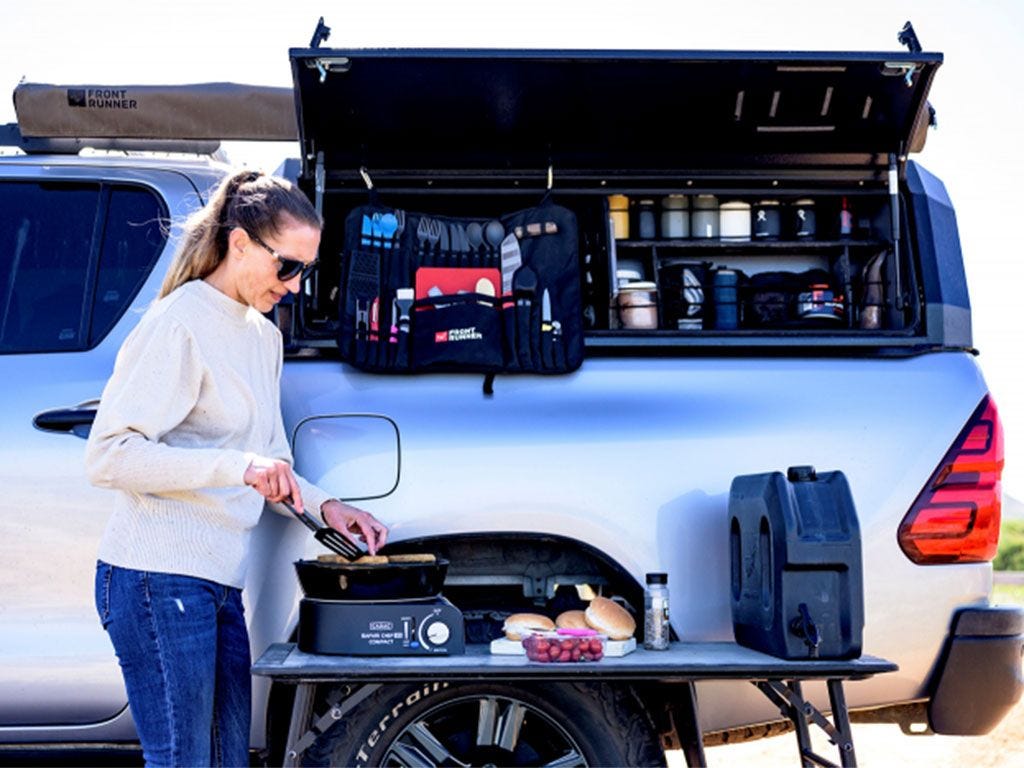 Safari Chef 30 Compact/ Portable 6 Piece/ Gas Barbeque/ Camp Cooker