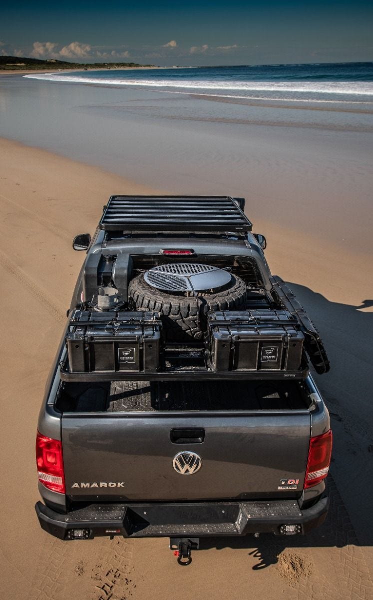 Dodge Ram Mega Cab 4-Door Bakkie (2009-Current) Slimline II Load Bed Rack Kit