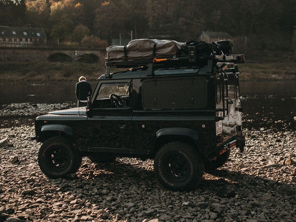Land Rover Defender 90 (1983-2016) Slimline II Roof Rack Kit