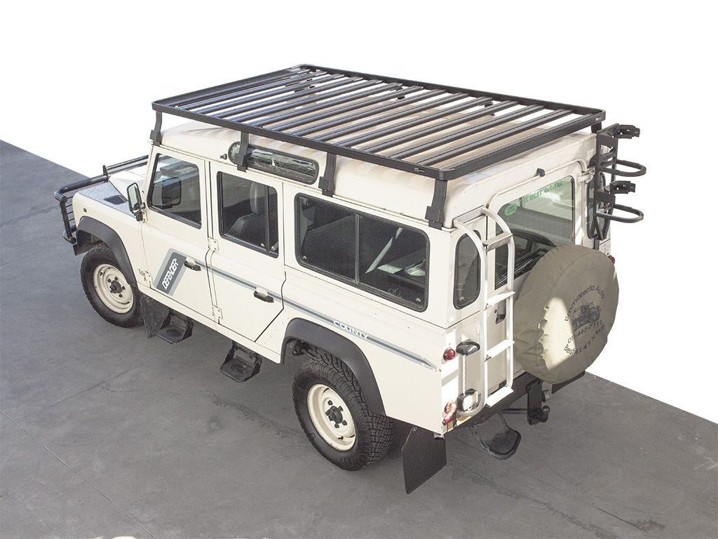 Land Rover Defender 110 Roof Rack (Full Cargo Rack - Tall ) - Front Runner Slimline II