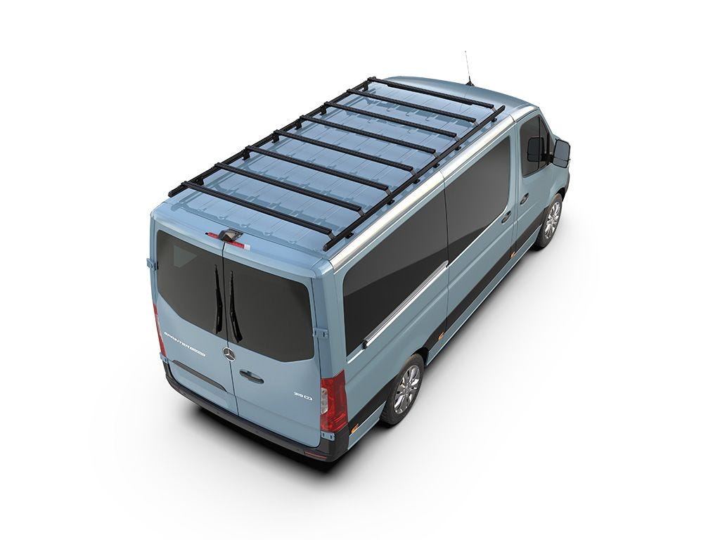 Mercedes-Benz Sprinter (L2H1/144" MWB/Standard Roof) (2006-Current) Slimpro Roof Rack Kit