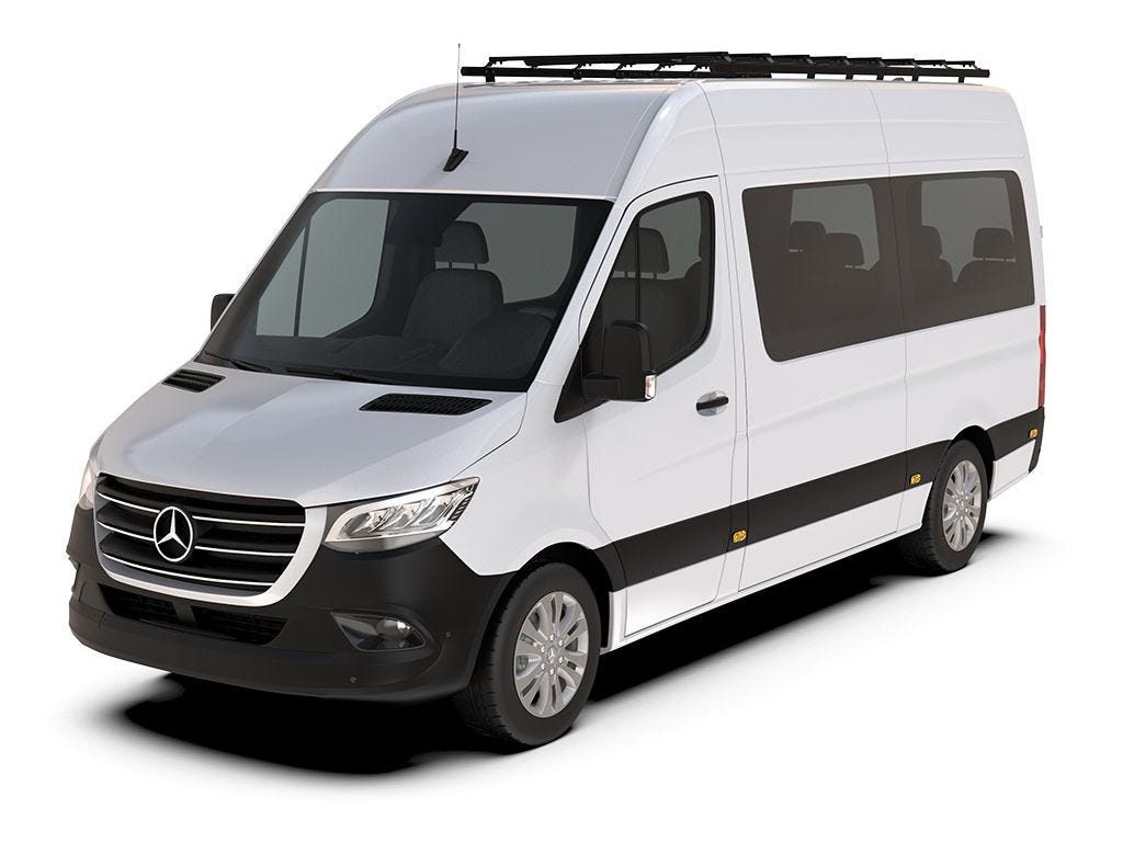 Mercedes-Benz Sprinter (L2H1/144" MWB/Standard Roof) (2006-Current) Slimpro Roof Rack Kit
