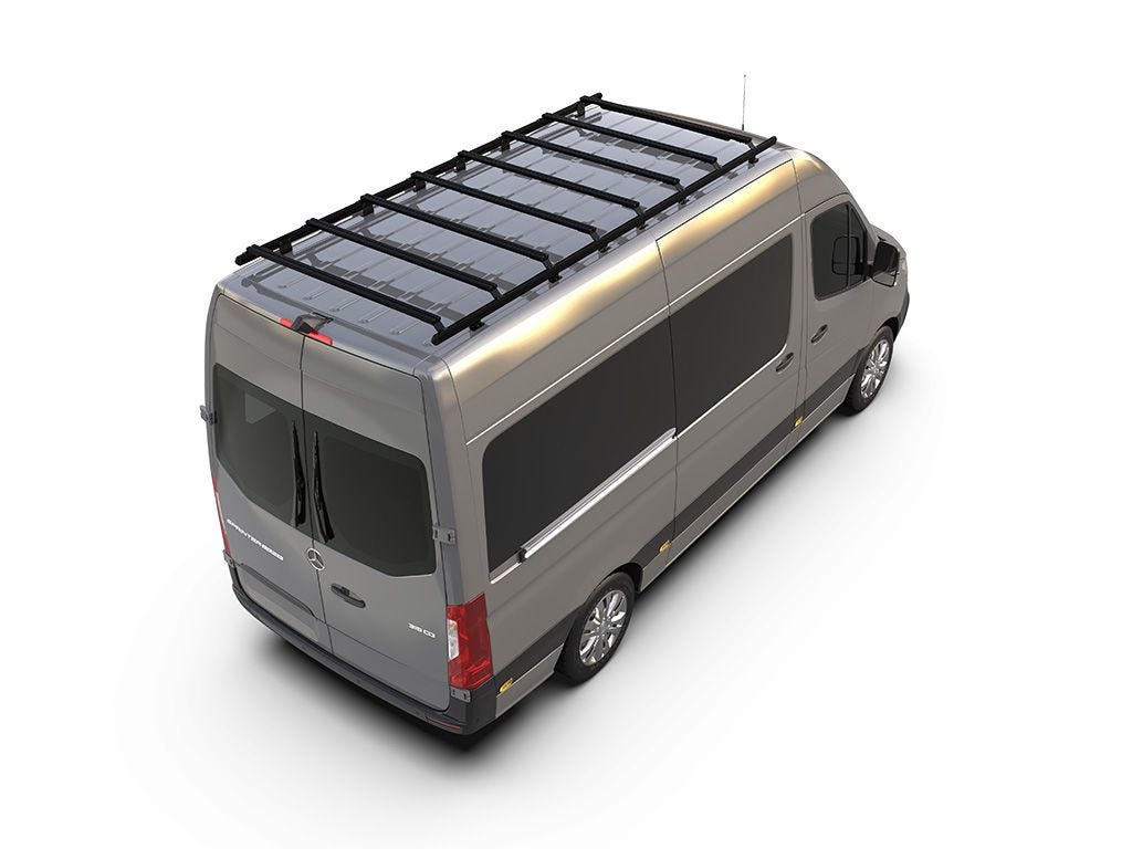 Mercedes-Benz Sprinter (L2H2/144" MWB/High Roof) (2006-Current) Slimpro Roof Rack Kit