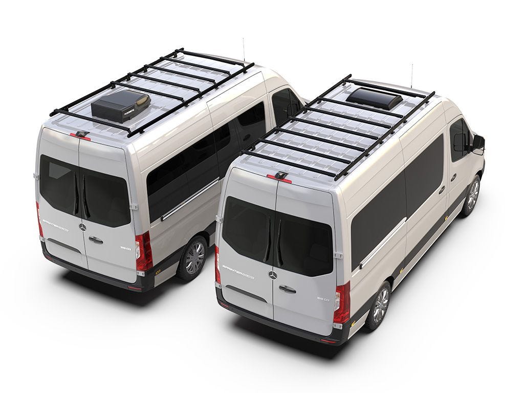 Mercedes-Benz Sprinter (L2H2/144" MWB/High Roof) (2006-Current) Slimpro Roof Rack Kit