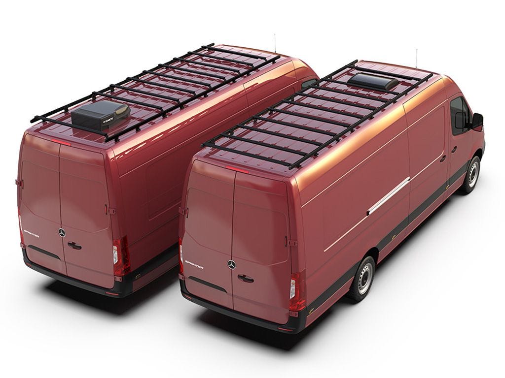 Mercedes-Benz Sprinter (L4H2/170" XLWB/High Roof) (2006-Current) Slimpro Roof Rack Kit