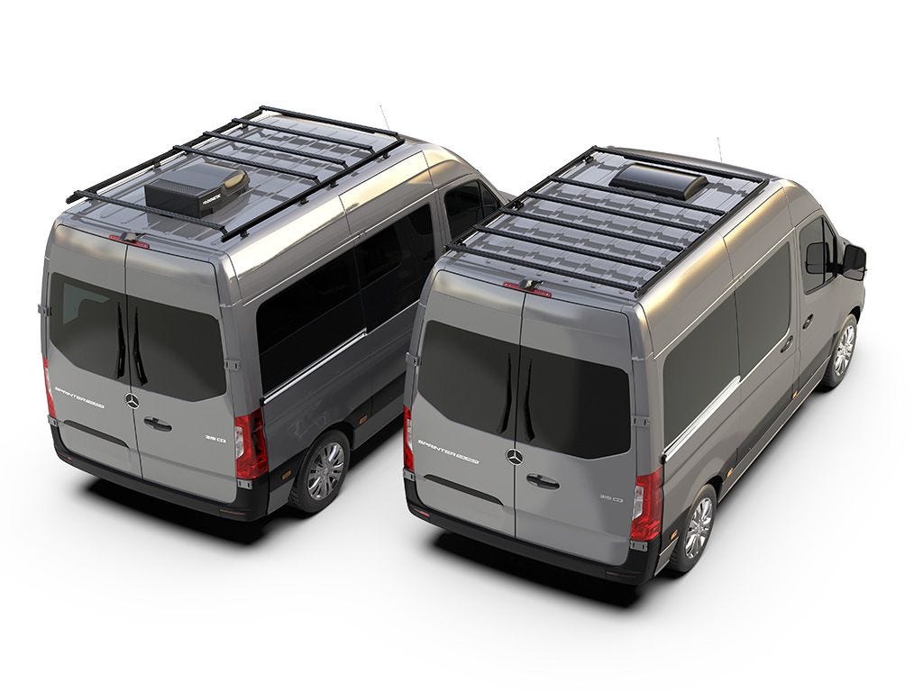 Mercedes-Benz Sprinter (L1H2/128" SWB/high Roof) (2006-Current) Slimpro Roof Rack Kit