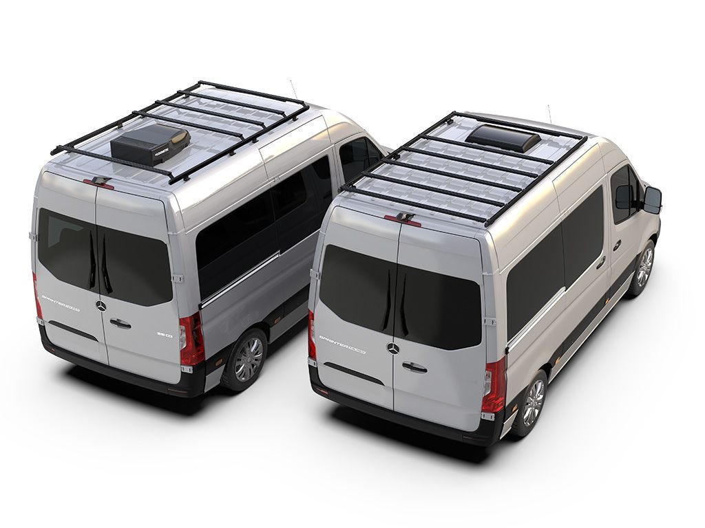 Mercedes-Benz Sprinter (L1H2/128" SWB/high Roof) (2006-Current) Slimpro Roof Rack Kit