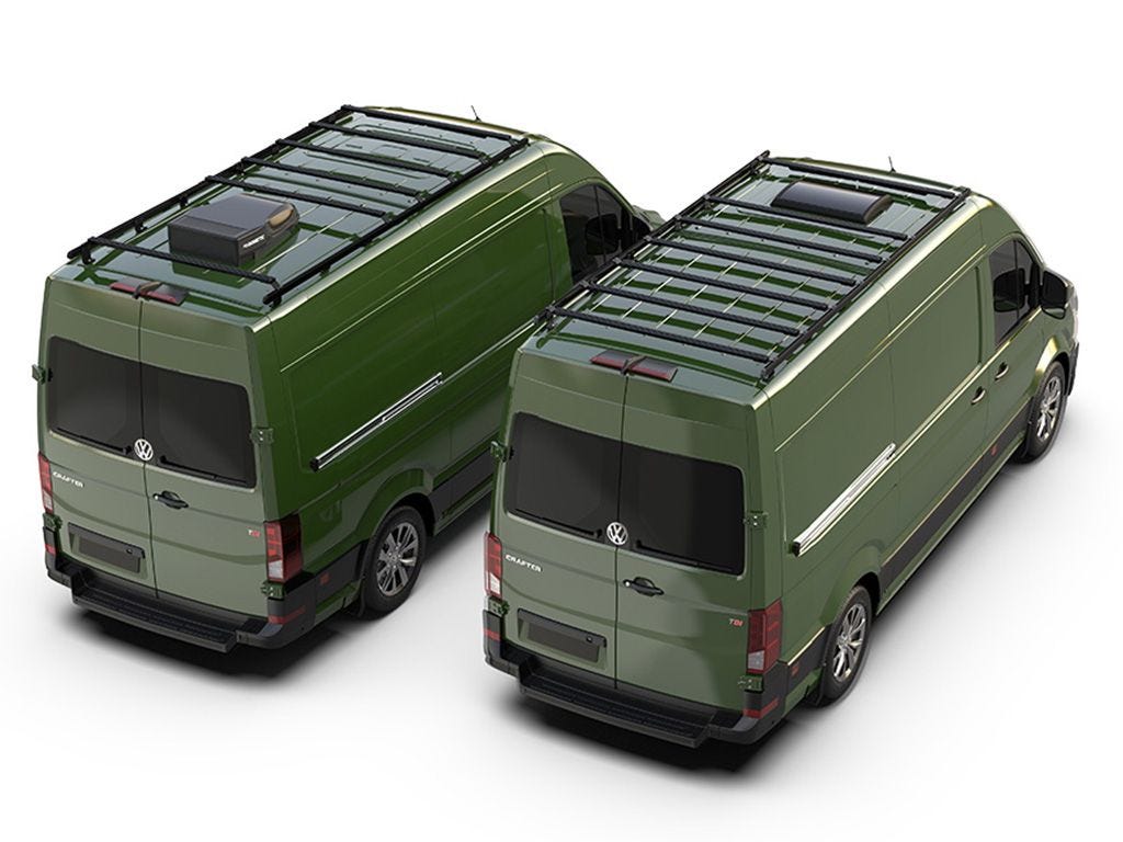 Volkswagen Crafter (L3H2 / MWB / Standard Dach) (2017 - Heute) Slimpro Dachträger Kit
