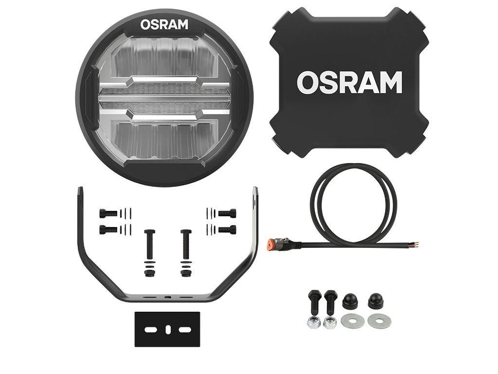 10 "OSRAM LED-lamp rond MX260-CB / 12 V / 24 V / Combo Beam & Montagekit - van Front Runner