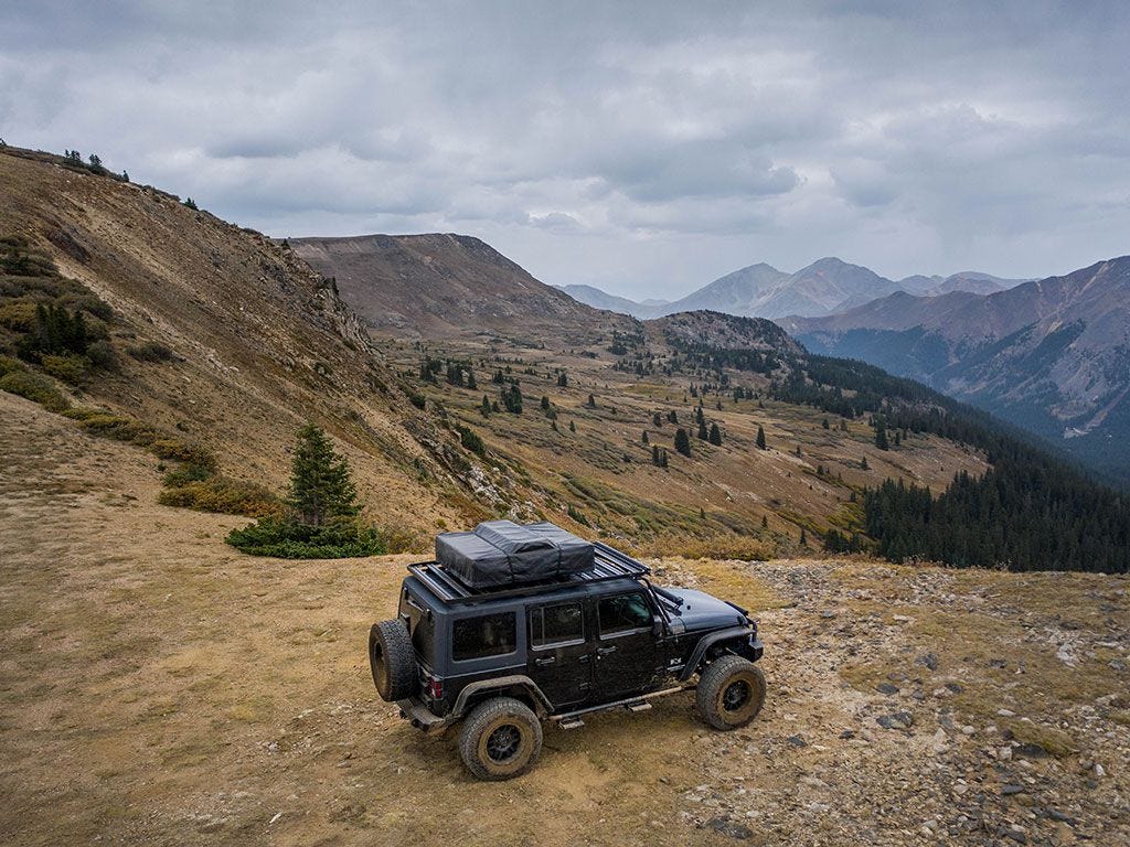 Jeep Wrangler JK 4 Door (2007-2018) Extreme Slimline II Roof Rack Kit