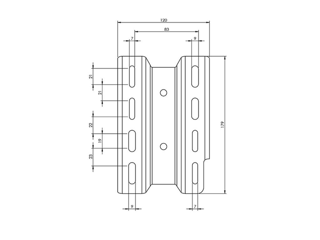 Quick Release 270˚ Awning Bracket
