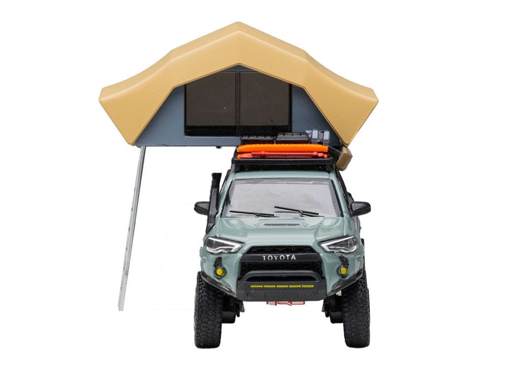 Limited Edition Toyota 4Runner TRD Pro Overland Lunar Rock Diecast Model Set
