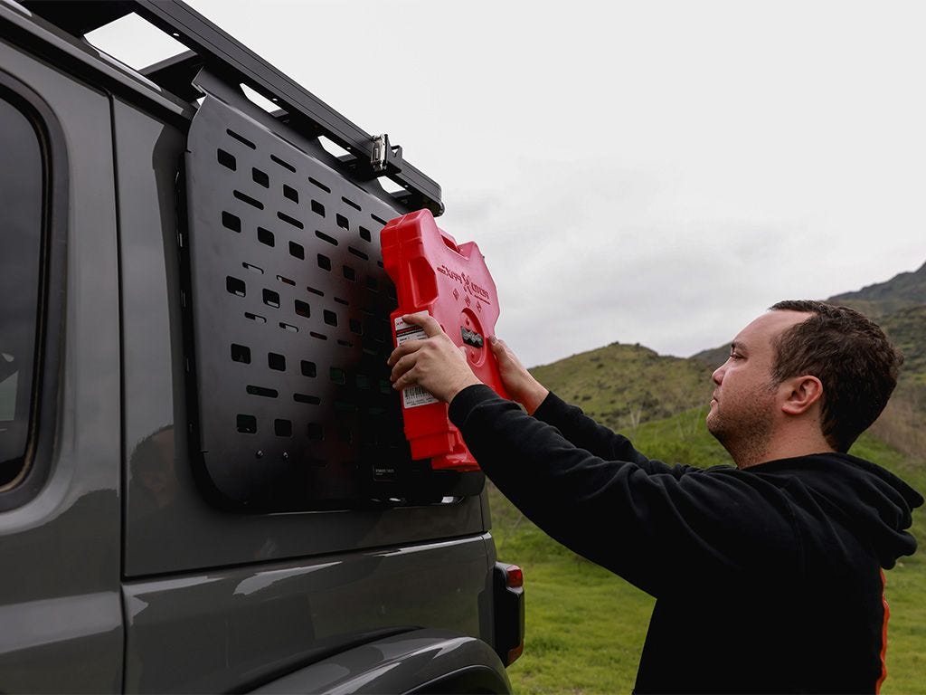 Jeep Wrangler JLU 4 Door Exterior Rear Window Molle Panel Kit / LHS