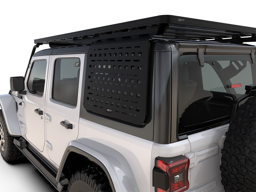 Jeep Wrangler JLU 4 Door Exterior Rear Window Molle Panel Kit / LHS
