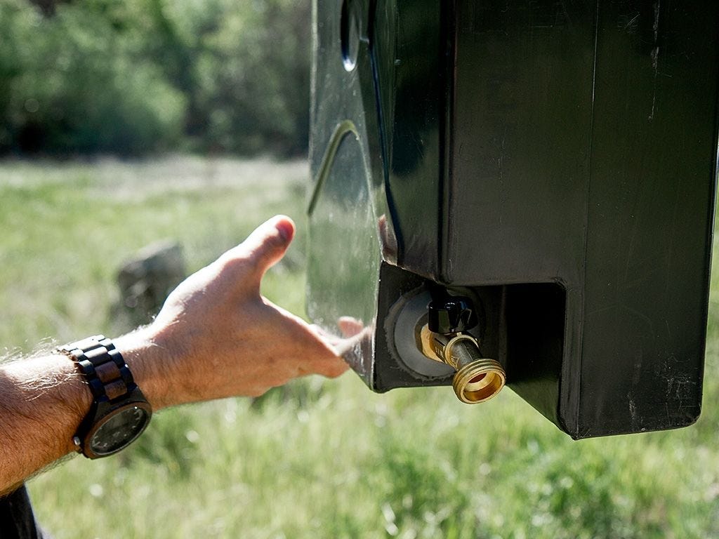 Brass Tap Upgrade For Plastic Jerry W/ Tap - by 