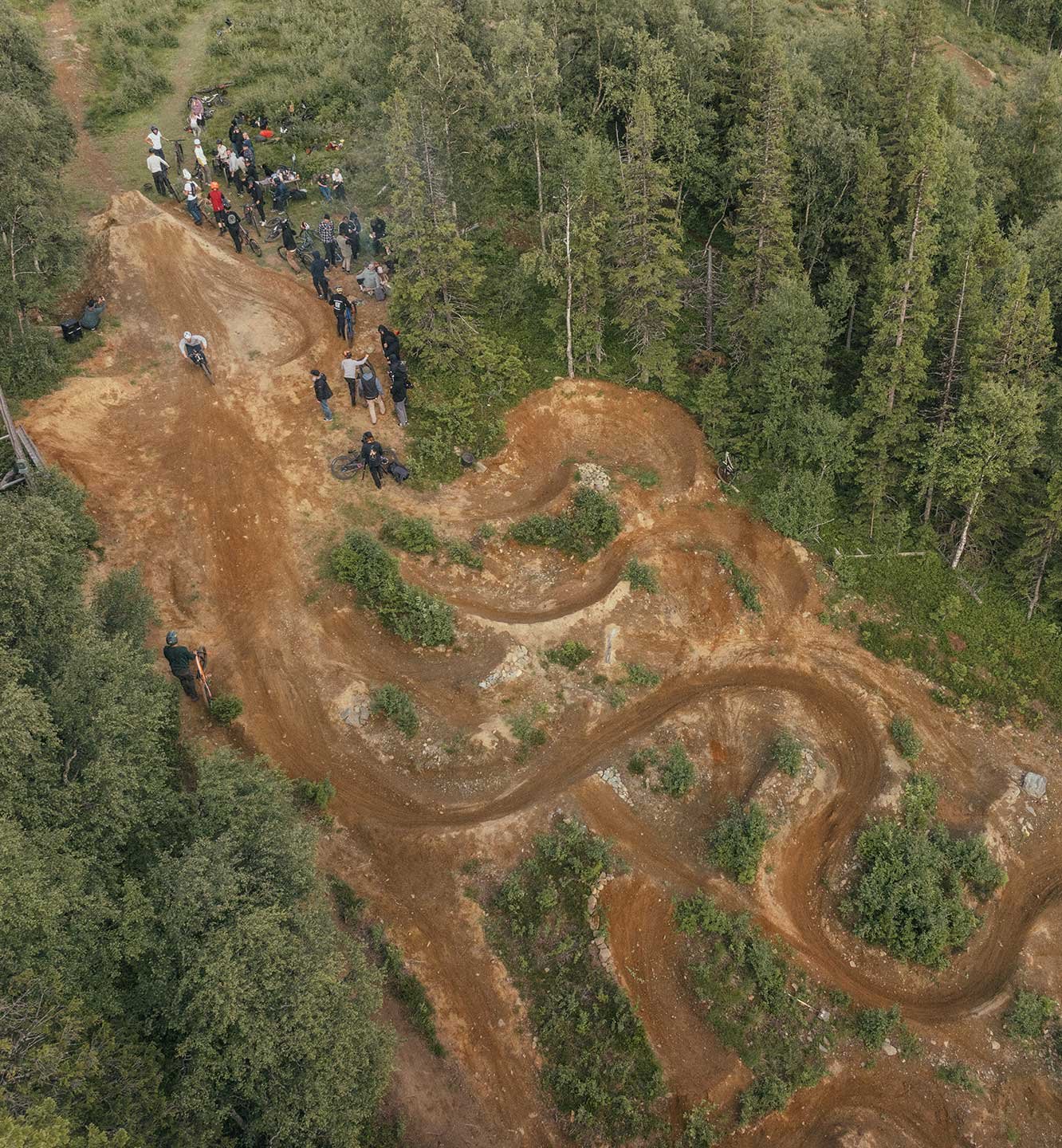 Downhill track