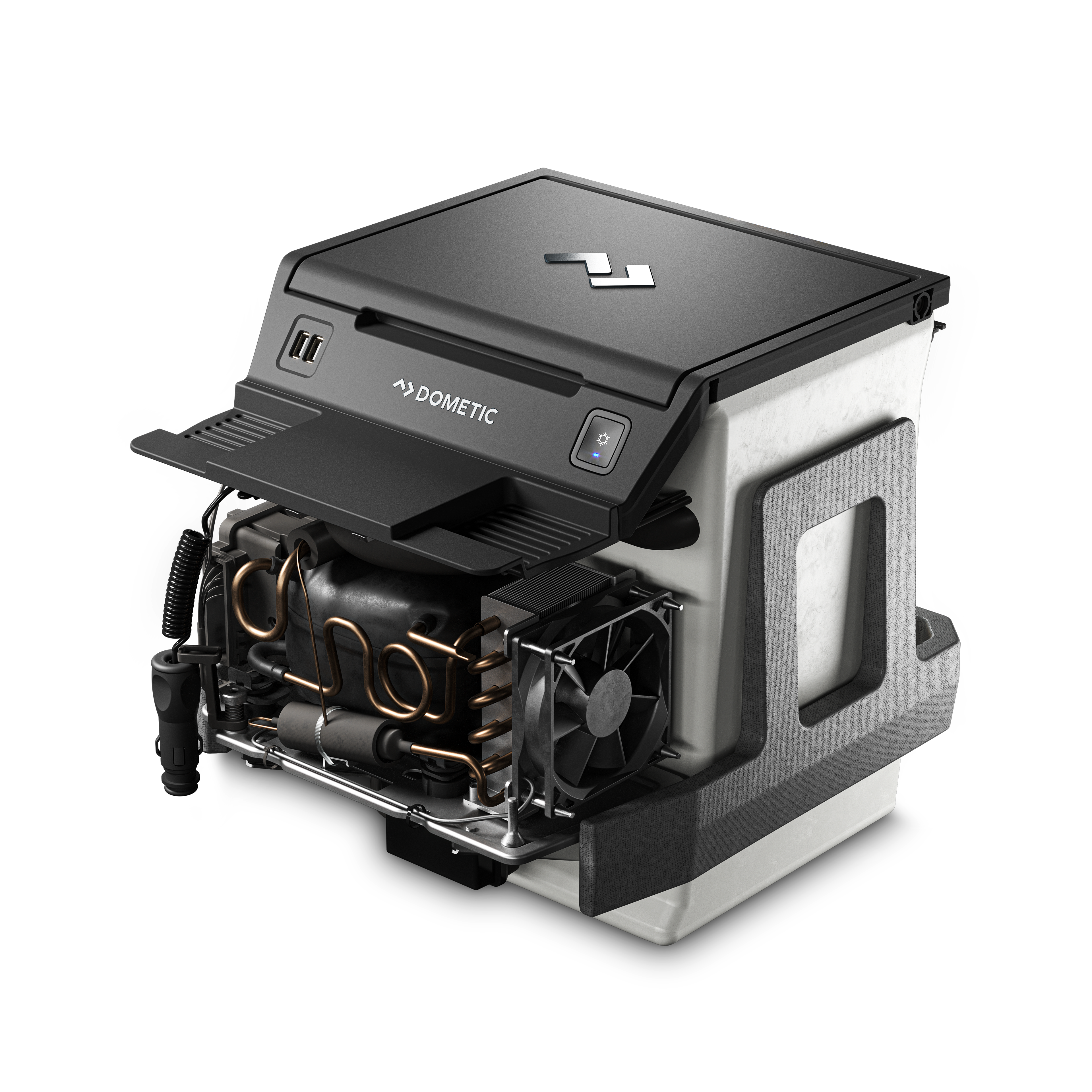 Turn Your Truck’s Center Console into a Mobile Fridge with the Dometic CCF-T Ford Drop in Refrigerator - Tile