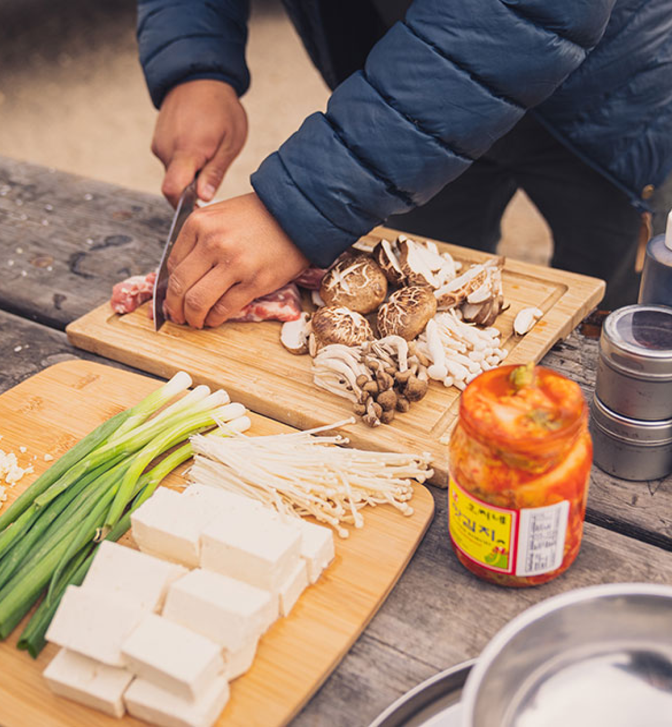 fresh cooking while camping