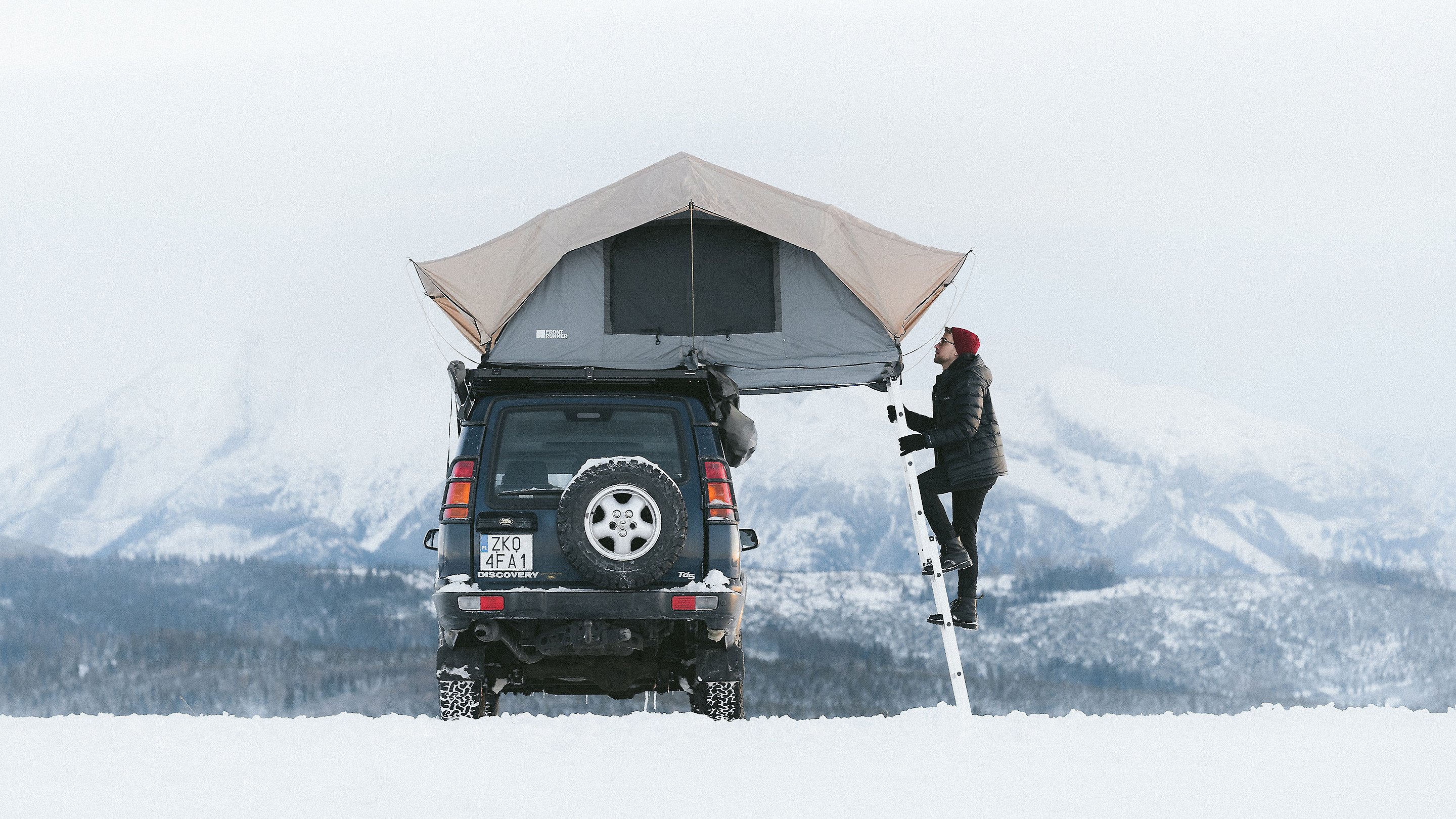 Snow Hero Front Runner Roof Top Tent Ladder Desktop
