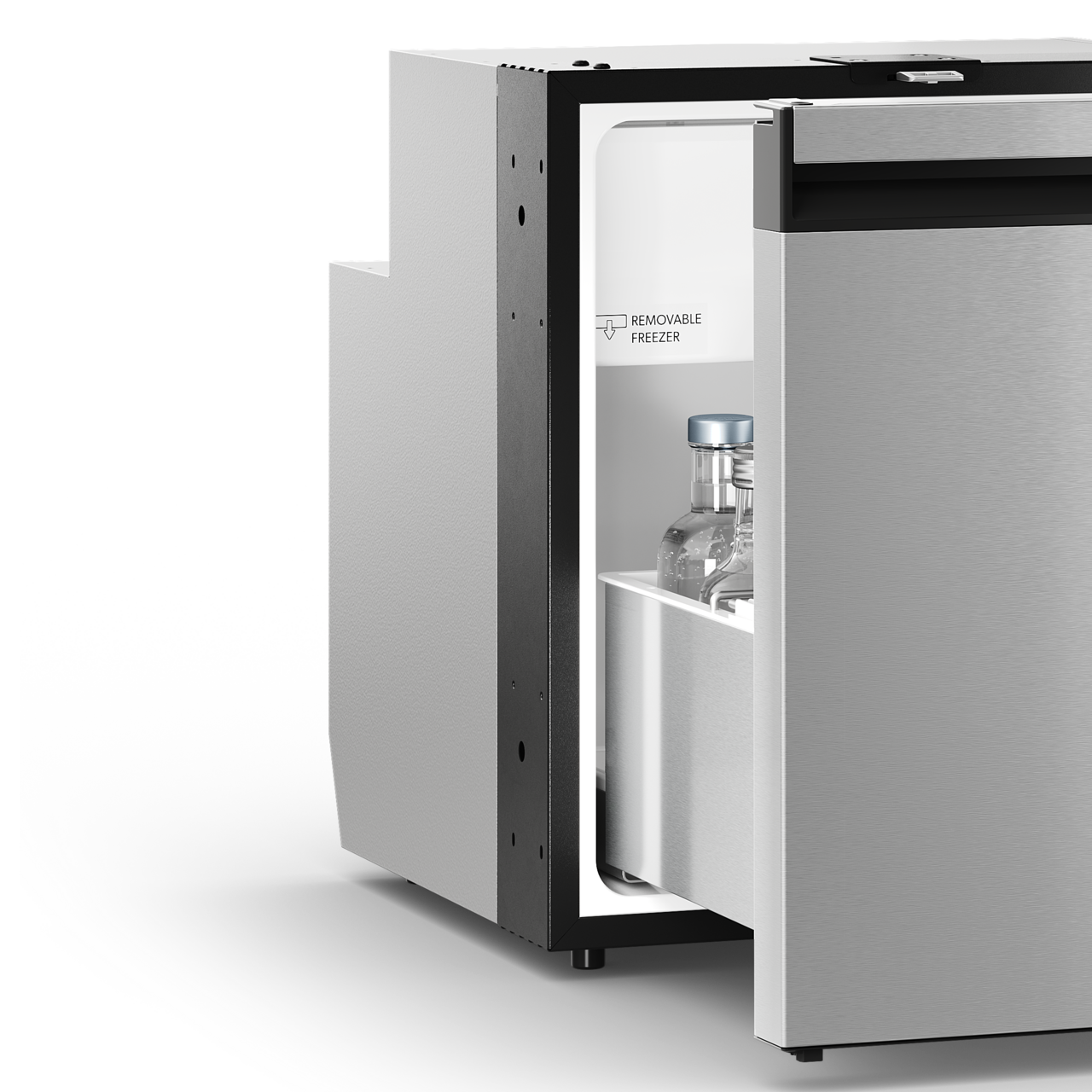 Cassetto refrigerato con movimento di chiusura delicato