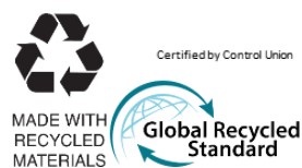 Made with recycled materials