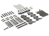Front Runner Jeep Wrangler JKU 4-Door Foot Rail Installation Kit