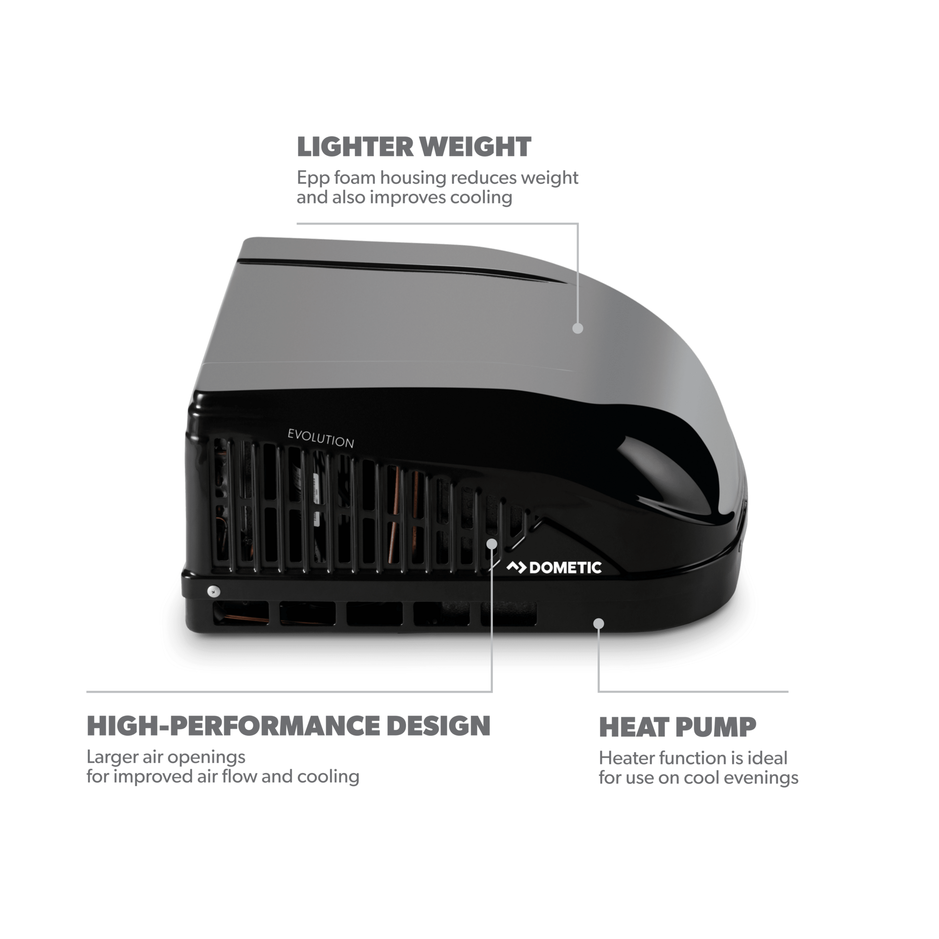 dometic brisk ii 13500 btu rooftop rv air conditioner