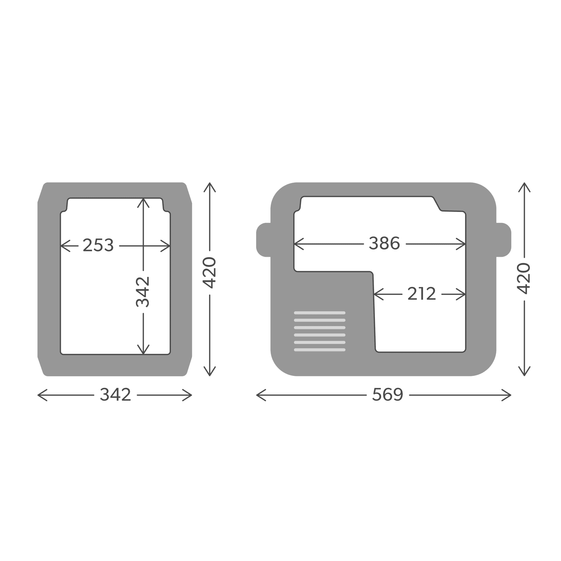 Dometic CFF 70 dual-zone Kompressor-Kühlbox