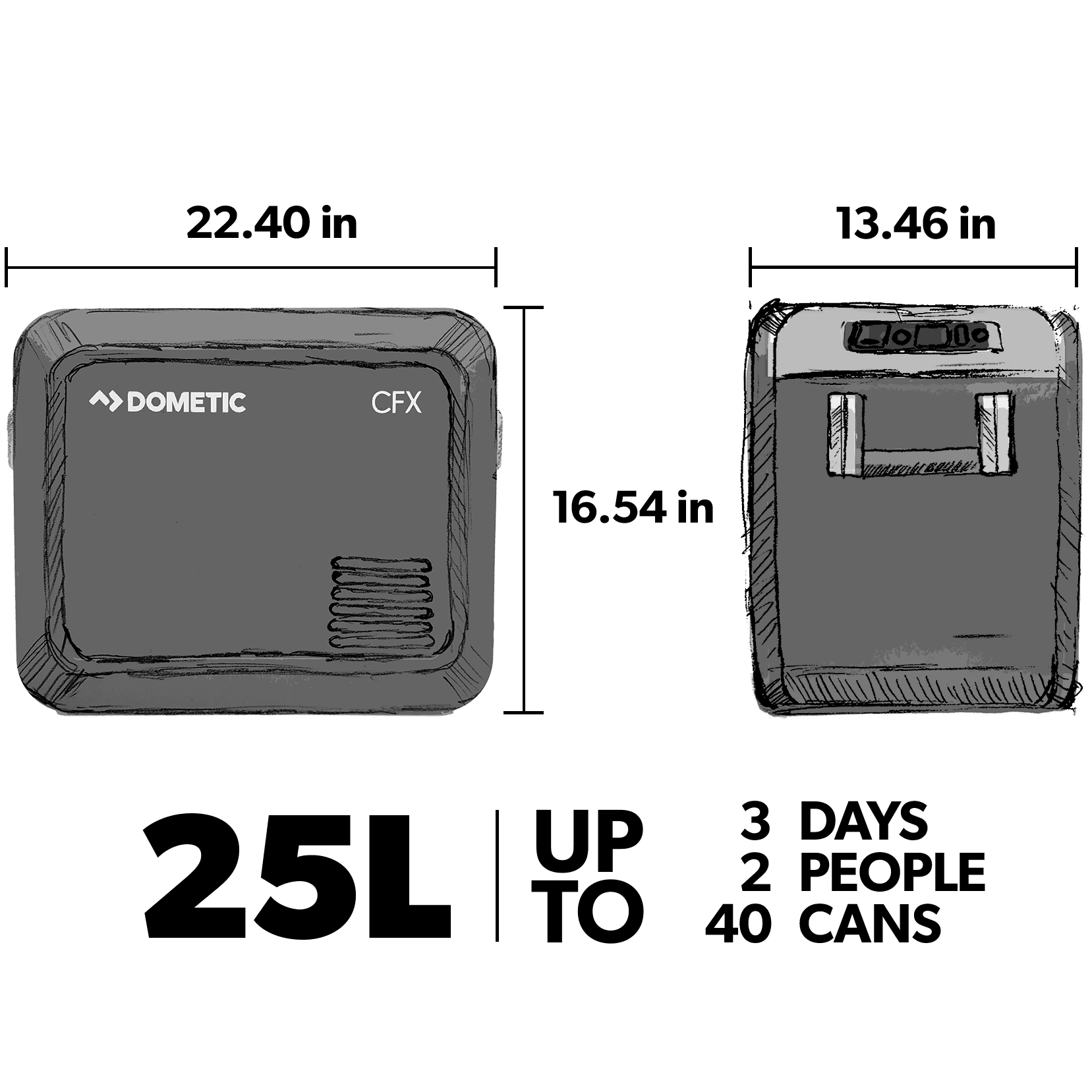 Dometic CFX3 Protective Cover 100 - Schutzhülle für CFX3 100