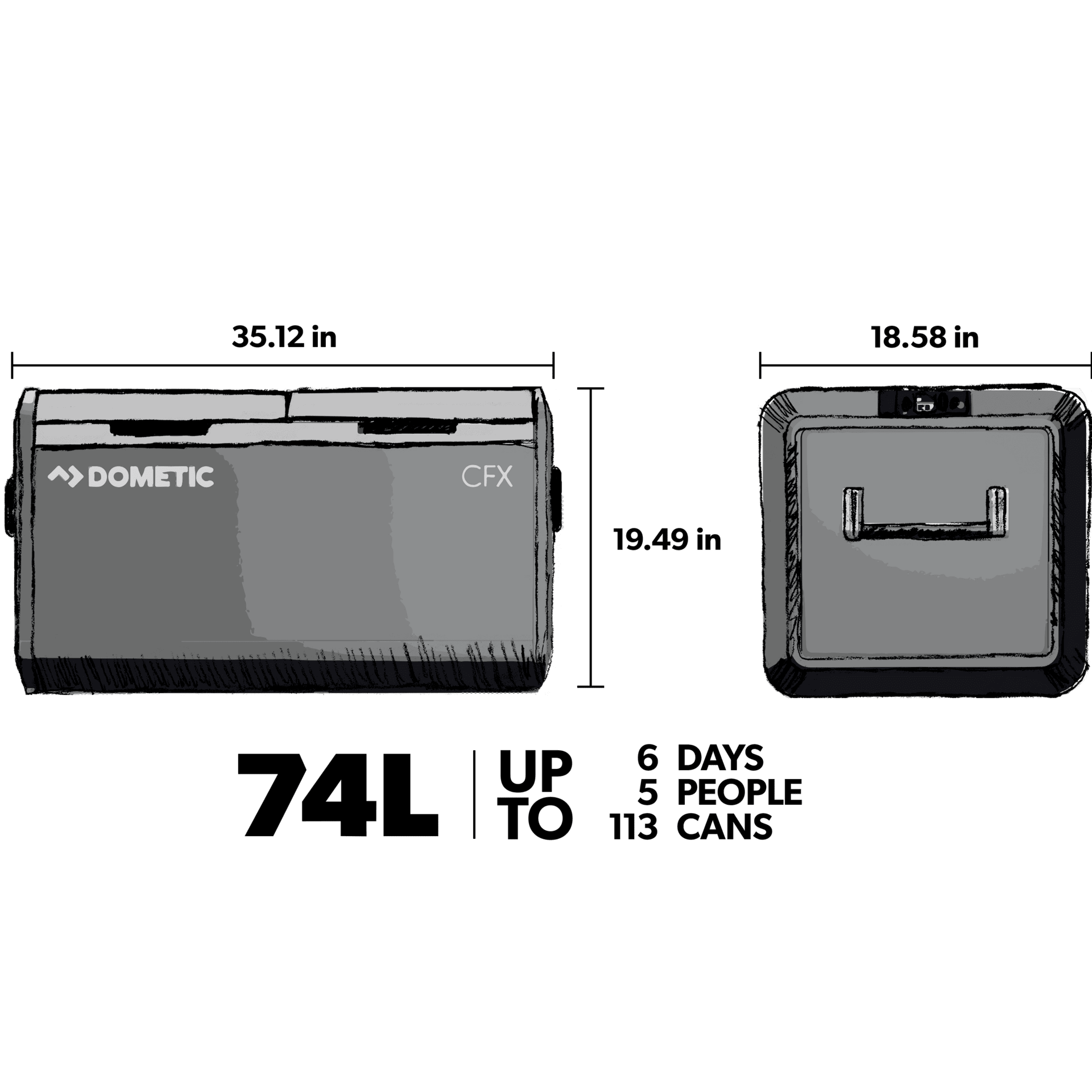 Kompressor-Kühlbox CoolFreeze CFX3 25 nur 749,00 €