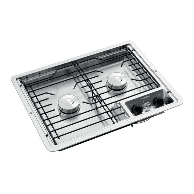 Dometic 2-Burner Drop-In Gas Cooktop, Stainless