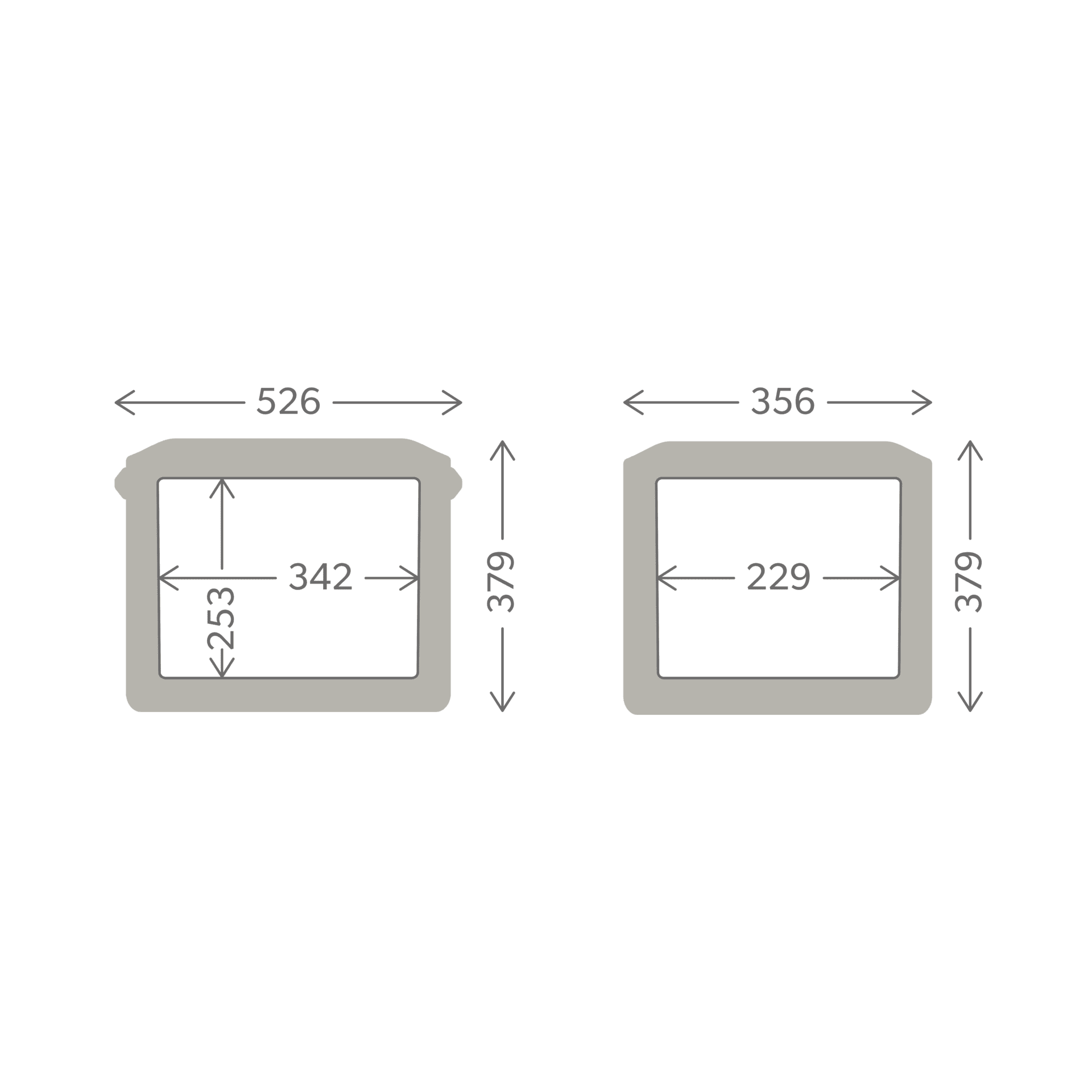 puissance de cuisson 2000W par feu deux feux p157xp303xp464mm DOMETIC ORIGO TWO Réchaud compact à poser à alcool 